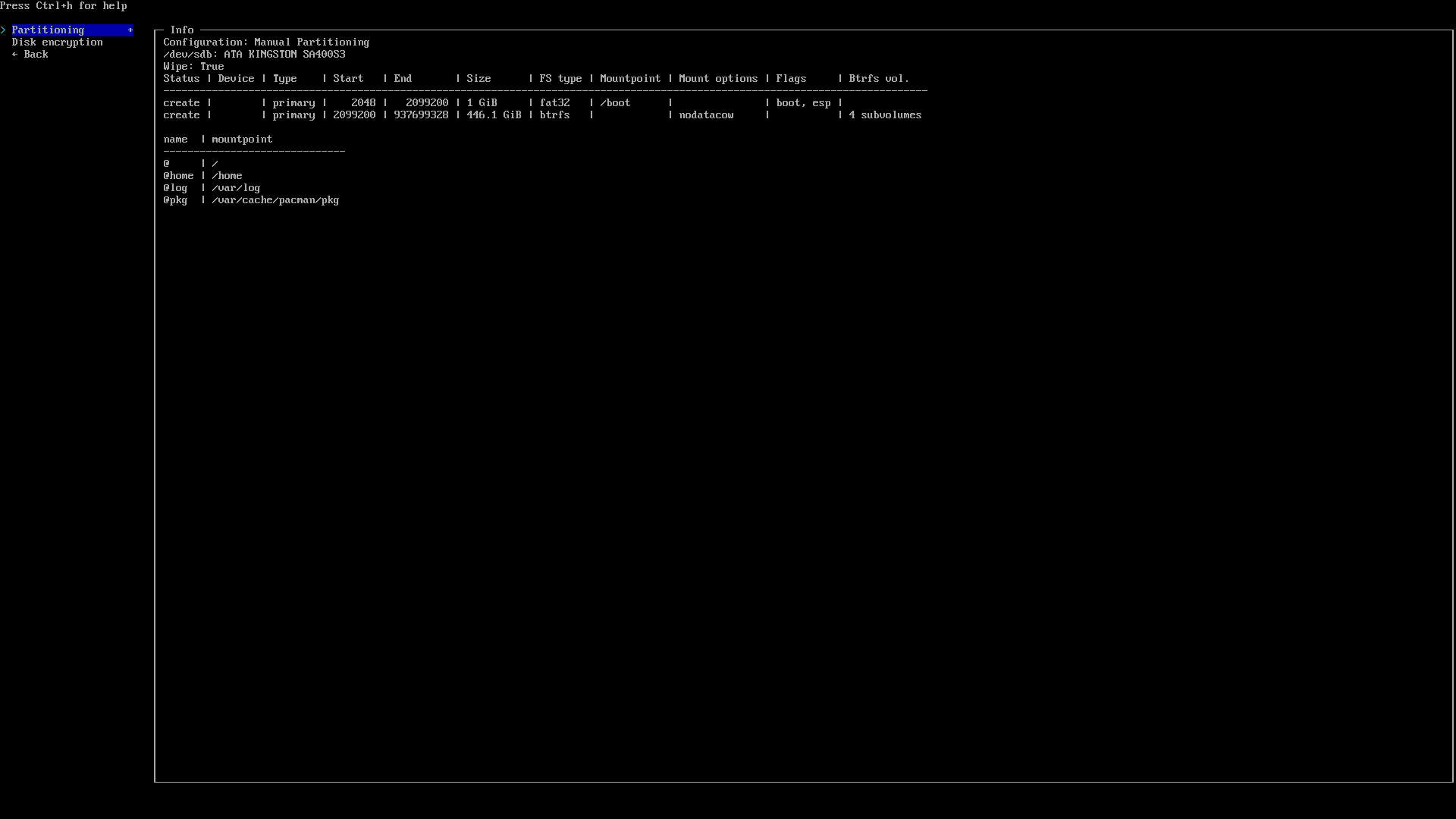 Разбиение диска