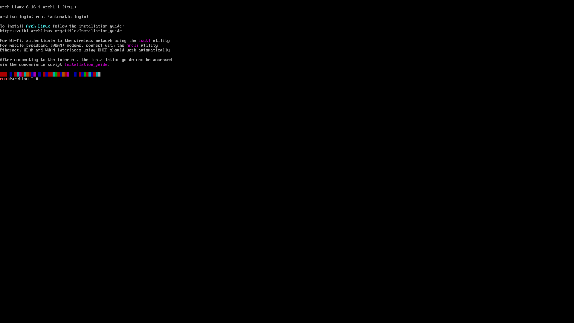 Live-образ Arch Linux